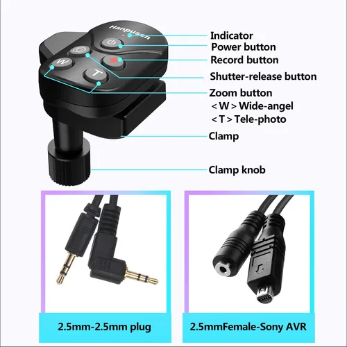 Control Remoto De Videocámara Controlador De Zoom Compatib.