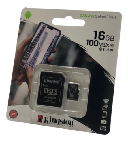 Memoria Micro Sd Clase 10 Kingstone Original 16 Gb Once 