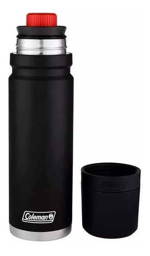 Imagen 2 de 6 de Termo Coleman Matero de acero inoxidable 0.7L negro
