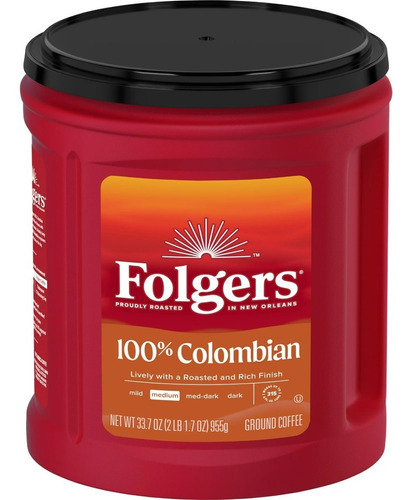 Cafe Folgers 100% Colombian