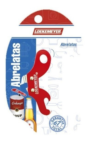 Abrelatas Uña Loekemeyer Acero Inoxidable Destapador