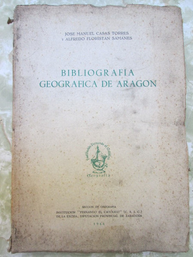 Bibliografia Geografica De Aragon