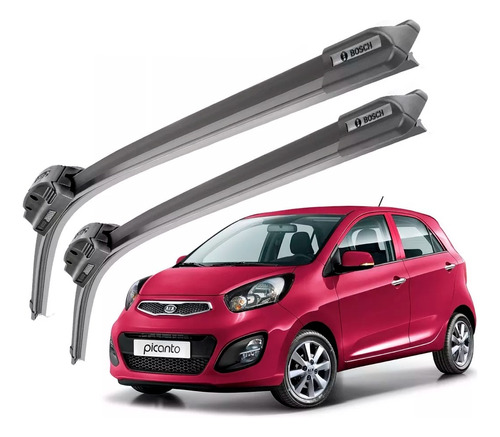 Palheta Limpador Parabrisa Bosch Aerofit Kia Picanto 2014