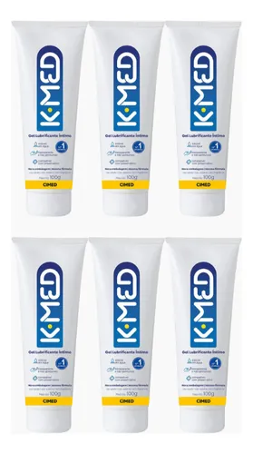 comprar Kit 6 K-med Gel Lubrificante Íntimo - 100g - Cimed