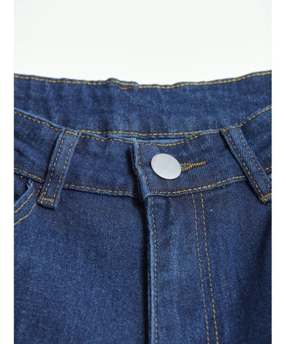 Mens Jeans Slim Fit Pantalones De Algodón De Color Sólido