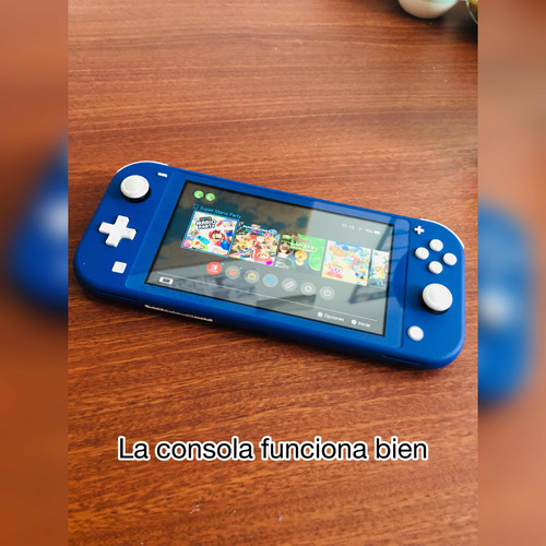 Nintendo Switch Lite Hdh-001 32gb Azul + Estuche