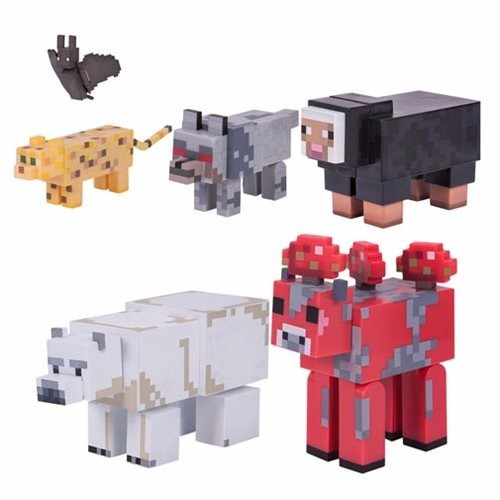 Minecraft Pack De 6 Animales Original La Plata