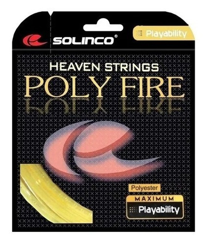 Individual Cuerda Solinco Poly Fire 1.25 Sintetico - Olivos