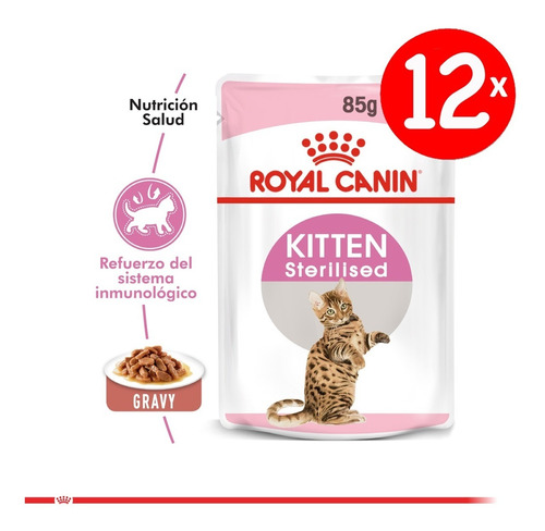 Regiones Despacho Gratis - Royal 12 Kitten Sterilised 85g.