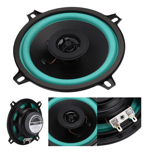 Altavoz Coaxial Redondo Para Coche Hifi, 5 Pulgadas, 12 V, 6