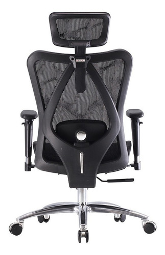 Imagen 4 de 8 de Silla Ergonómica Para Oficina Qatar Black _ Decorplas