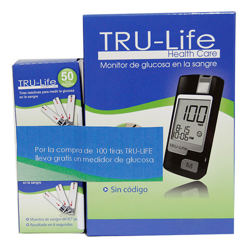 Tru-life Kit Glucometria Health Care