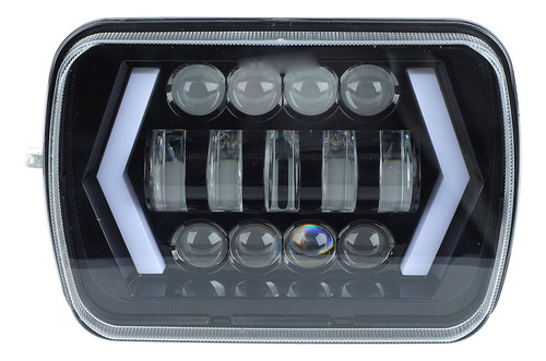 D Faro Led Rectangular De 7 Pulgadas De Alto Brillo