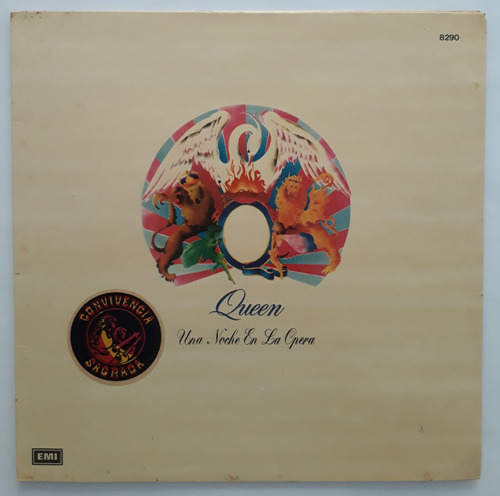 Lp Vinil (vg+) Queen Una Noche En La Opera 1a Ed Arg 76 Gat