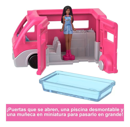 Mini Barbieland Muñeca Camper Vehículo Mattel Original