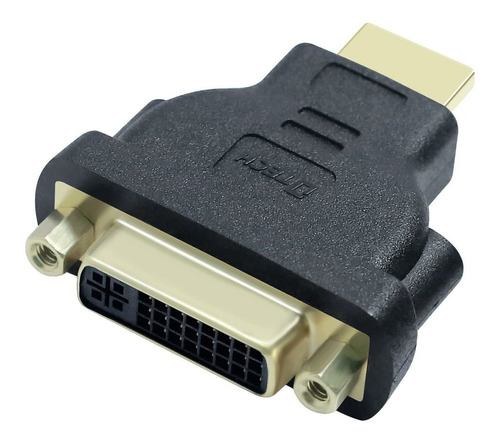 Dtech Adaptador Dvi Hembra A Hdmi Macho Convertidor Bidirecc