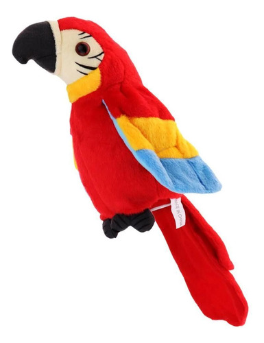 Papagaio De Brinquedo Que Repete A Fala E Bate As Asas