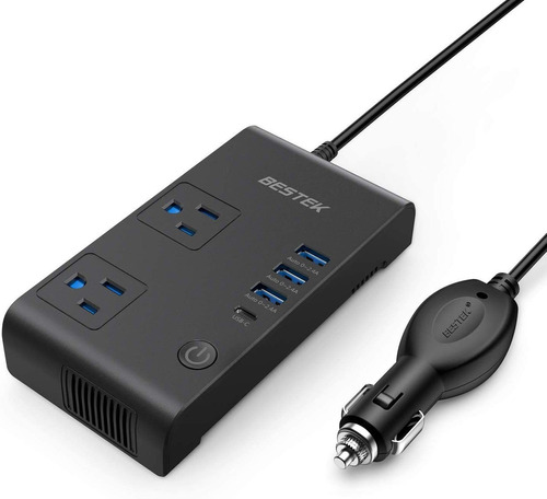 Inversor De Corriente Voltaje 4 Usb 200w Bestek