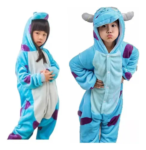 Pijama Mameluco Sullivan Kigurumi Disfraz Sullivan Ni os