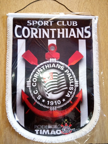 Banderín Grande Sc Corinthians Paulista Brasil