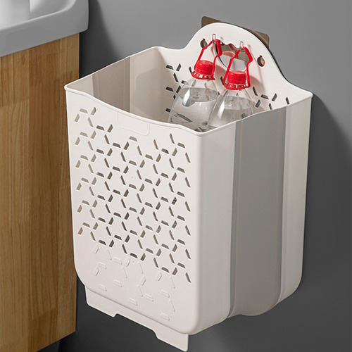 Cesta Plegable Para Ropa Sucia Z, De Plástico, Montaje En Pa