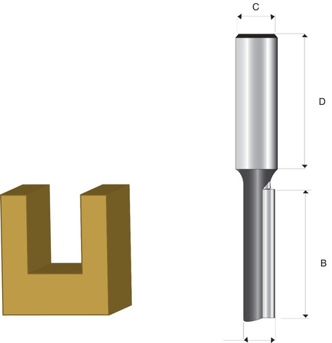 Cortadora paralela simple Makita Ht 1/2 Pol D-01301