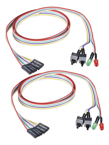 Cable De Interruptor De Apagado Y Reinicio Atx Para Carcasa