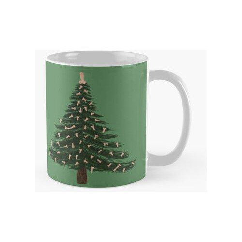 Taza Árbol De Navidad Con Adornos Para El Pene (verde) Calid