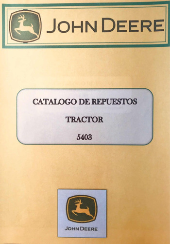 Manual De Repuestos Tractor John Deere 5403