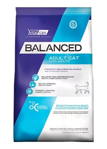 Vitalcan Balanced Gato Adulto X 15 Kg