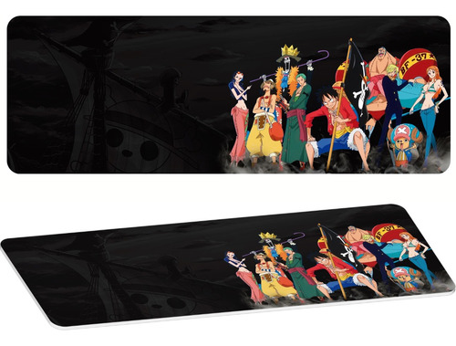 Mousepad  Xl Anime One Piece  Tripulacion 80x29cm (cod.403)