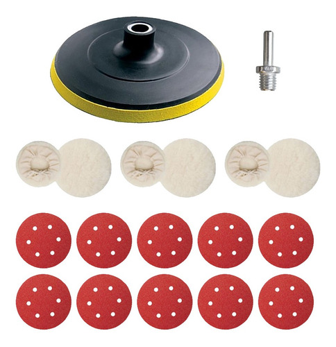 Kit Polimento Automotivo Politriz Esmerilhadeira Lixadeira