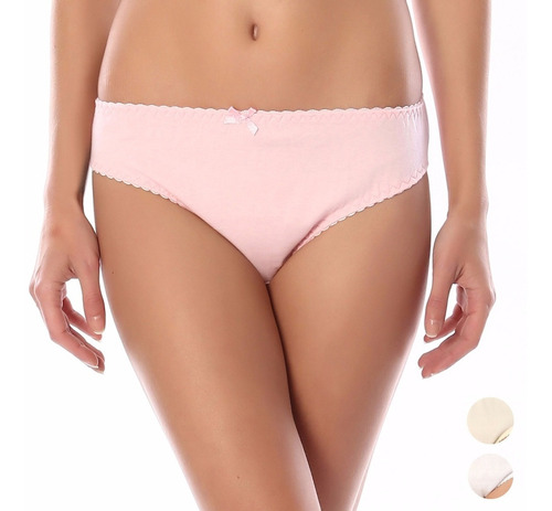 Set De 3 Bikini Basico Uso Diario Comodo Y Fresco 005