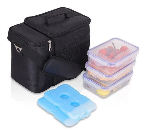 tamaño 28 * 24 * 12 cm bolsa de almuerzo portátil y reutilizable con cremallera pequeñas bolsas de lonchera con aislamiento Lunch Cooler Bag 