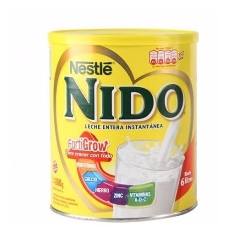 Leche En Polvo Nestle Nido Con Forti Grow 800 Gr