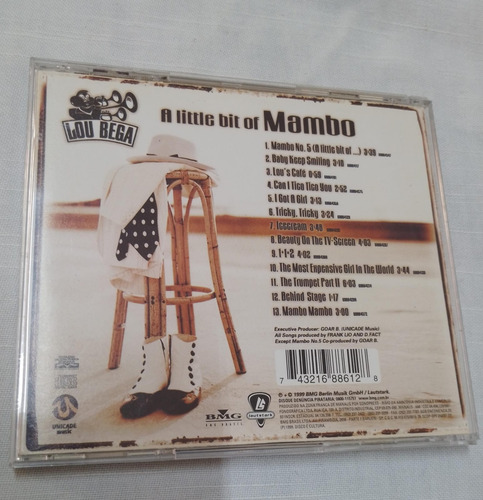 Cd Lou Bega - A Little Bit Of Mambo ( 26903 ) (Usado)