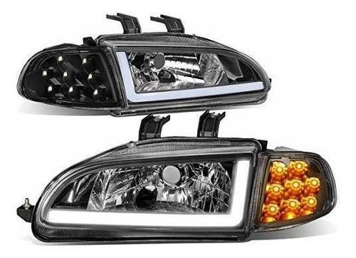 Luces Led Con Drl Y Señal De Giro Para Honda Civic