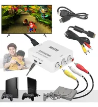 Comprar Kit Adaptador Vídeo Av Rca Para Jogar Ps1 Ps2 Ps3 Em Tv Hdmi