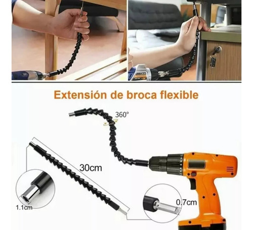 Kit 9 De Juego Brocas Extensión 1/2-3/8-1/4 Dado Universal