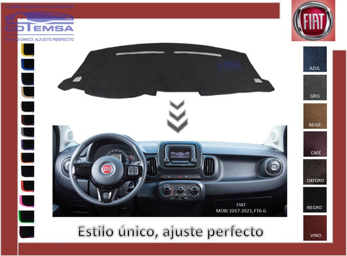 Cubretablero Aut. (colores) Fiat Mobi De 2017 A 2021, Ft6-g