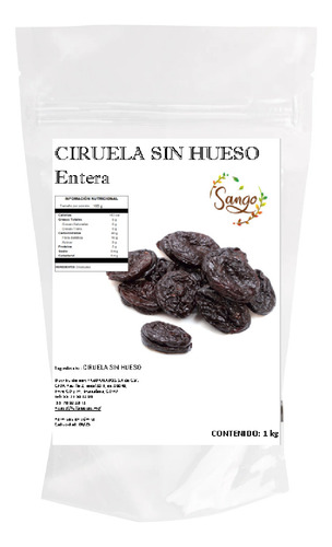 2 Kg De Ciruela Sin Hueso Premium