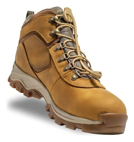 Cordón elástico para botas beige con cordones