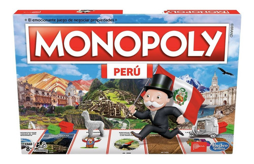 Juego De Mesa Monopoly Perú Hasbro Original