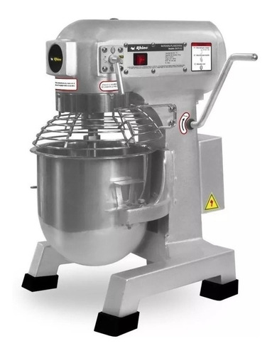 Batidora Planetaria Industrial Rhino 10 Lts Plata Bati-10