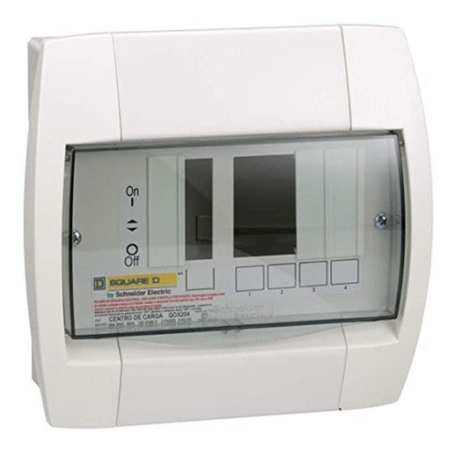Gabinete De Carga De Empotrar, Mxloa-001, Bifásica, Polos 6