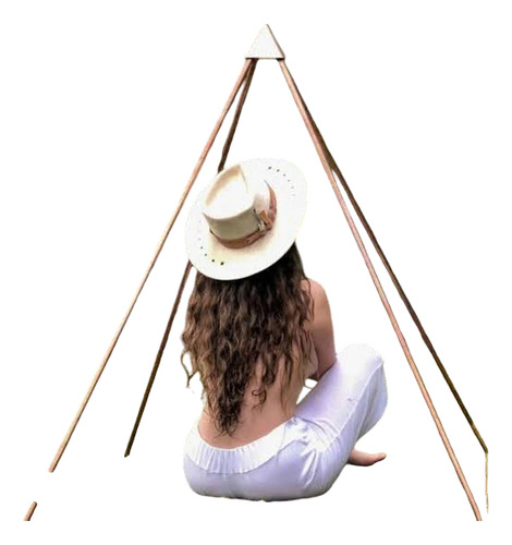 Piramide Con Orgonita 130cm X 95 Base Con 2 Set Conectores