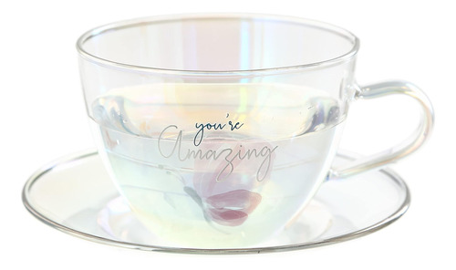 Pavilion - Youre Amazing - Juego De Taza De Té De Vidrio Co