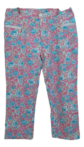 Pantalon Capri Flores