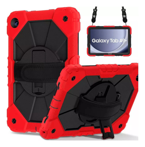 Funda de tablet para Samsung Galaxy Tab A9 Plus X210/215/216, color rojo