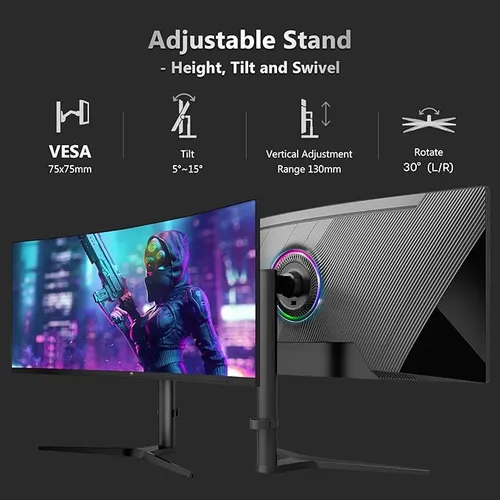 Monitor De Juegos Curvo Ultra Ancho Z-edge Ug34 De 34 Pulgadas,